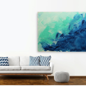 Blue Storm - Art Print