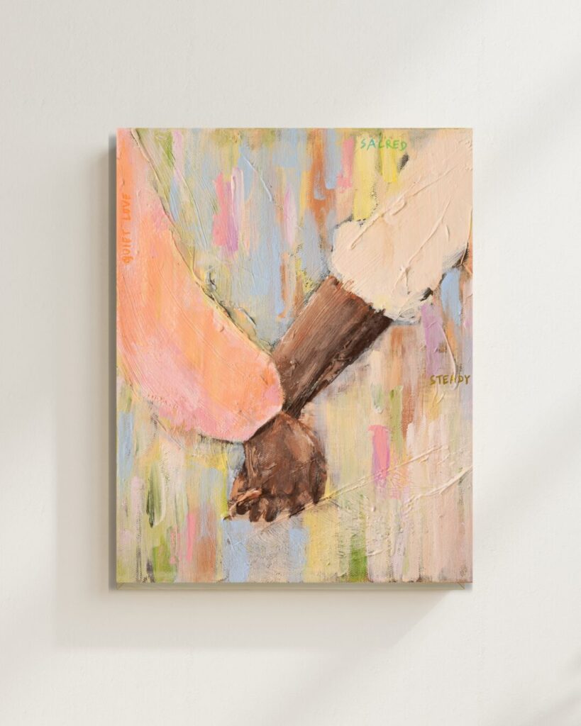 Unspoken Love - Original Abstract Art